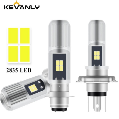 1pcs Motorcycle Led Headlight Kevanly P15D H4 12-80v