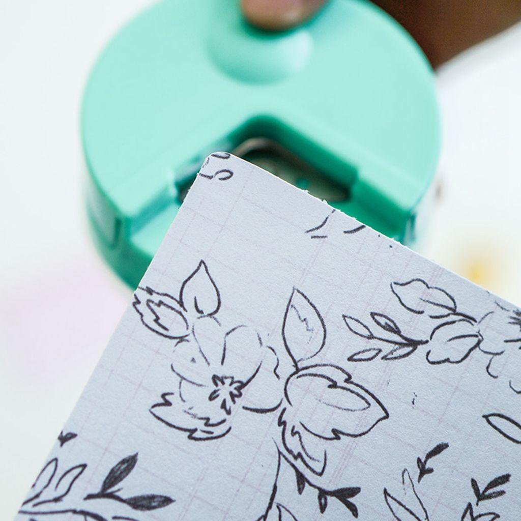 Dụng Cụ Đục Lỗ Giấy R4 Hình Tròn Màu Sắc Ngẫu Nhiên Tiện Dụng DIY