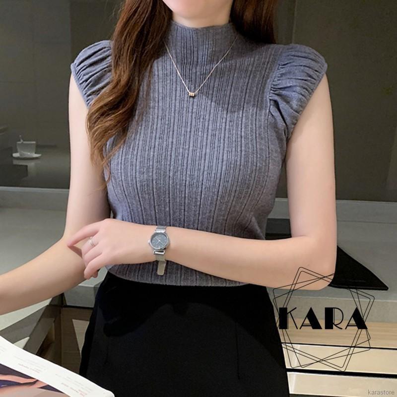 Áo Len Cổ Lọ Không Tay Màu Trơn Thời Trang Cho Nữ | BigBuy360 - bigbuy360.vn