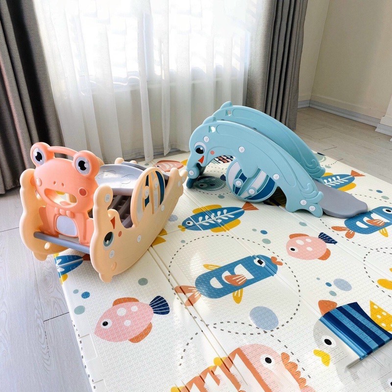 CẦU TRƯỢT BẬP BỆNH HOLLA 3in1