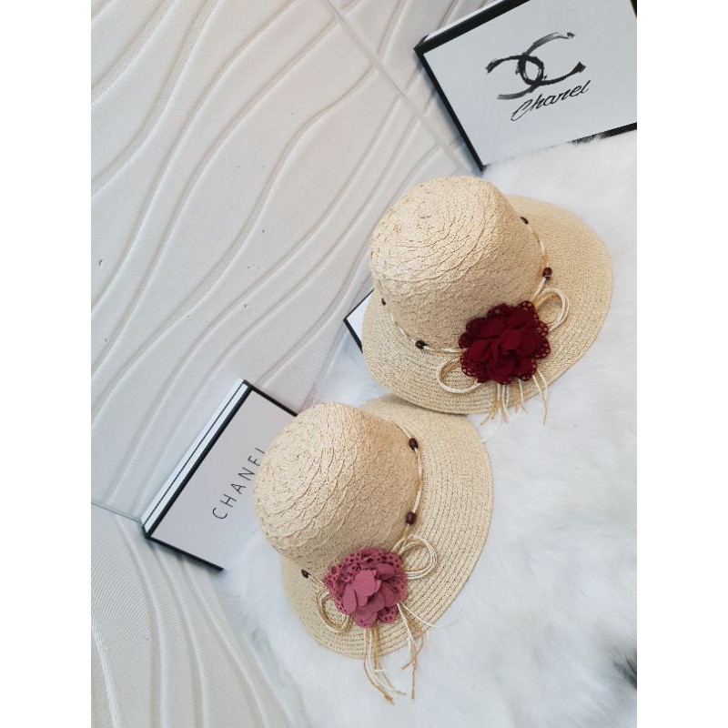 mũ cói nón cói rộng vành mẫu ngẫu nhiên