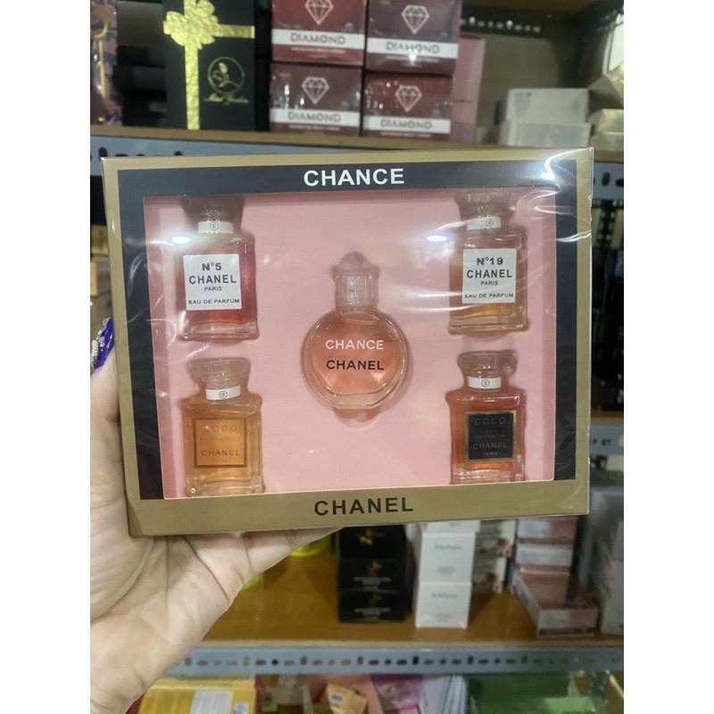 Bộ Quà Tặng 5 Chai Nước Hoa Mini CÓ HỘP GIẤY | BigBuy360 - bigbuy360.vn