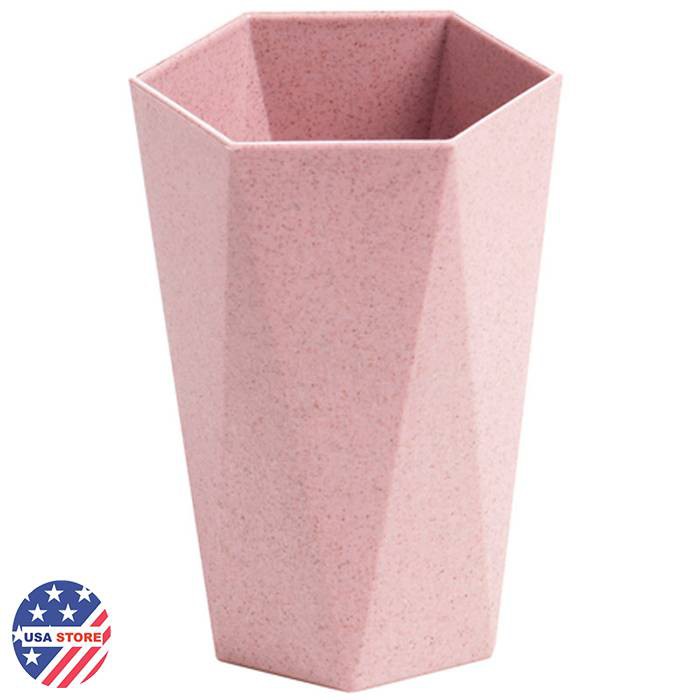 #Cốc Đánh Răng Dáng Kim Cương Hiện Đại FK3 Size 10/12cm - Ly Uống Nước Lúa Mạch