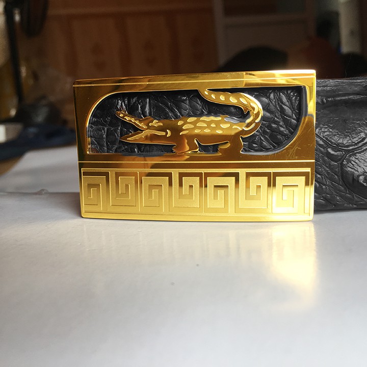 Dây nịt nam Thắt Lưng da Doanh Nhân Da cá sấu Thật 2 Lớp thời trang | BigBuy360 - bigbuy360.vn