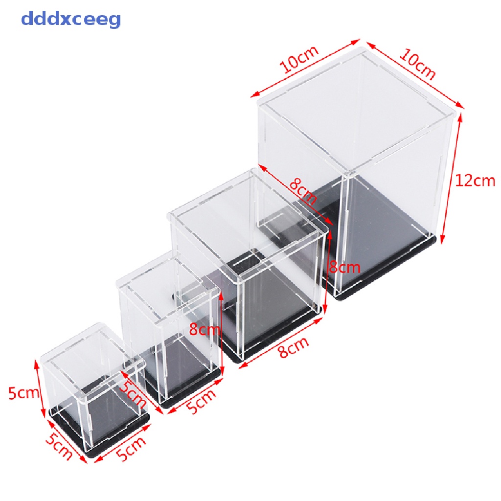 Hộp Đựng Đồ Chơi Khối Lập Phương Bằng Acrylic Trong Suốt Chống Bụi UV