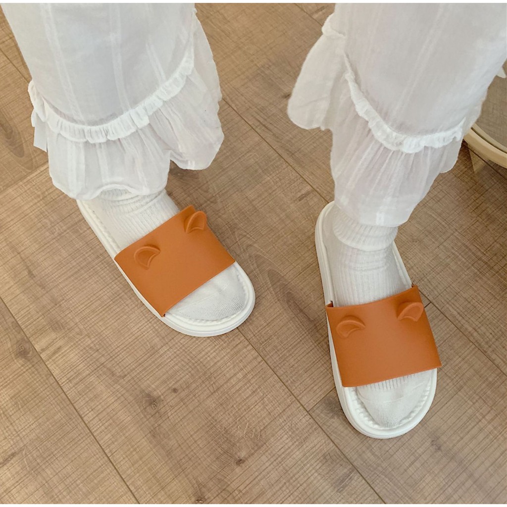 DÉP QUAI NGANG NỮ HÌNH TAI MÈO CUTE ✿ ROSASOONIE