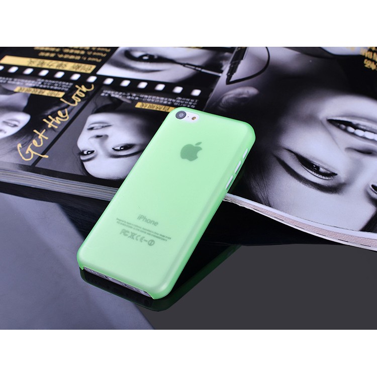 Ốp lưng iPhone 5c nhiều màu siêu mỏng chống nóng, không ố vàng, không bám vân tay