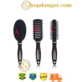 COMBO 3 LƯỢC CHẢI TÓC SẤY XOĂN GỠ RỐI SIÊU TỐC-LƯỢC GỠ RỐI TÓC WET BRUSH NIGHT FLORAL