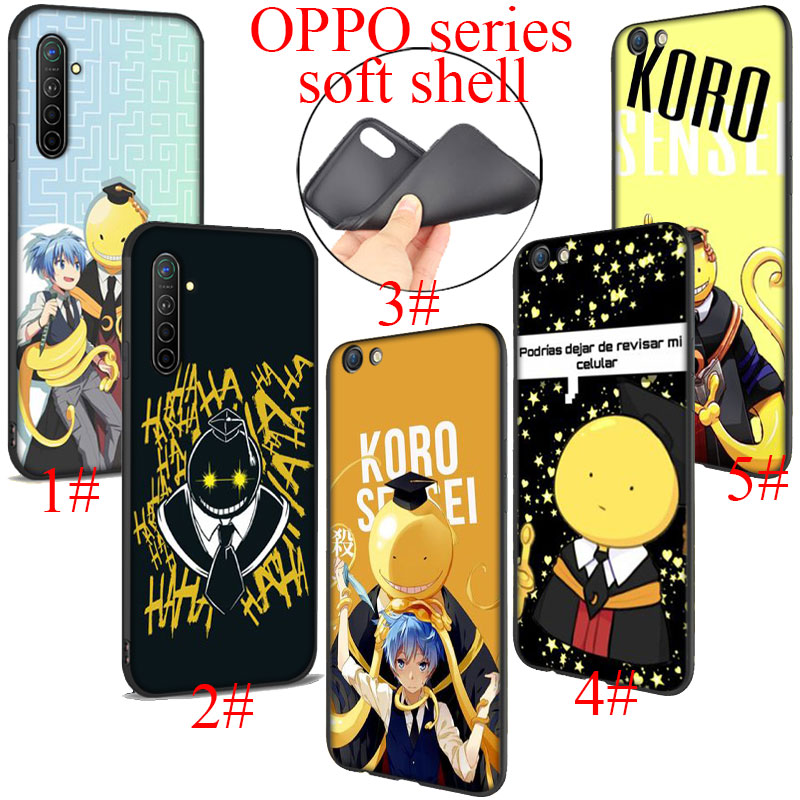 koro sensei Soft Phone Case for OPPO A3s A5 A37 A39 A57 A5s A7 A59 F1s A77 F3 A83 A1 F5 A73 F7 Cover