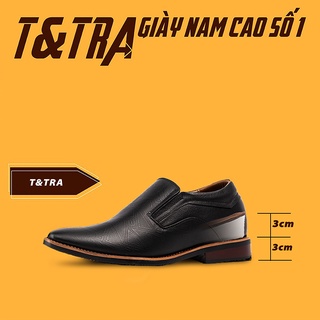 [ 6CM ] Giày Cao Nam T&TRA T52 Đ