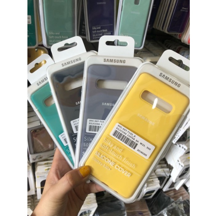 Ốp lưng Silicon Cover galaxy S10/ S10 Plus chống bám bẩn - Nhiều màu