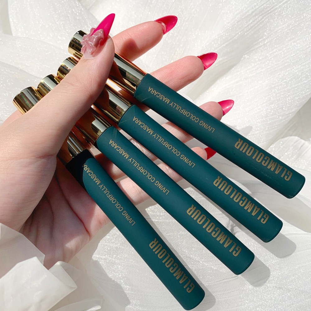 [Hàng mới về] Mascara màu đen chống thấm nước và mồ hôi chuốt mi dài dày cong