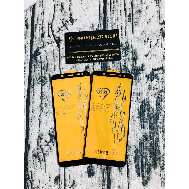 [Freeship toàn quốc từ 50k] KÍNH CƯỜNG LỰC 6D SS GALAXY A6 2018 KÍNH FULL MÀN 6D CAO CẤP