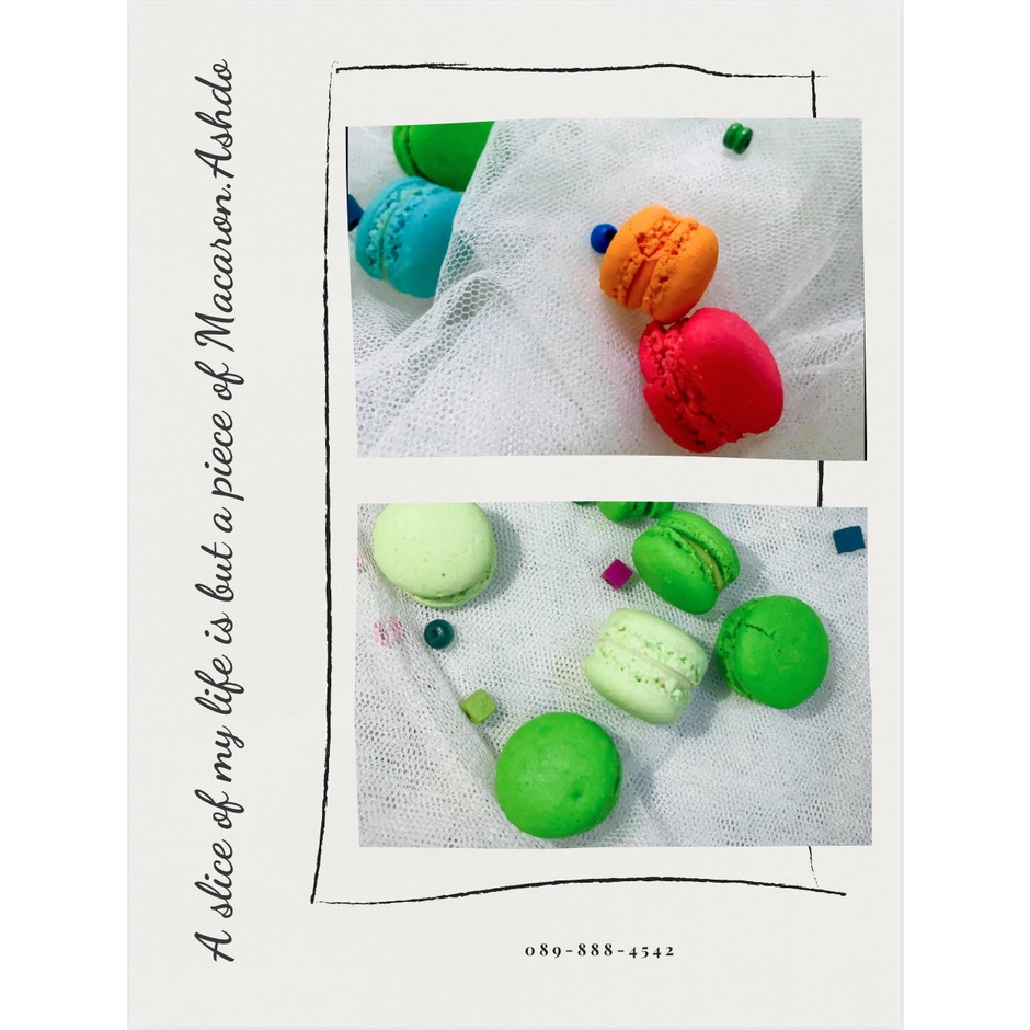 Bánh MACARON - 40 viên (mini 2cm mix vị)