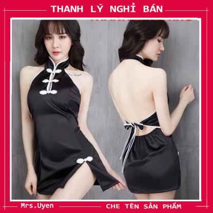Váy ngủ nữ gợi cảm cosplay cô gái thượng hải, đầm ngủ nữ hở lưng gợi cảm sang chảnh quý phái - SX001 | BigBuy360 - bigbuy360.vn