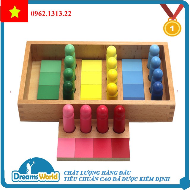 Montessori - Bảng Phân Loại Các Cặp Màu Tương Đồng