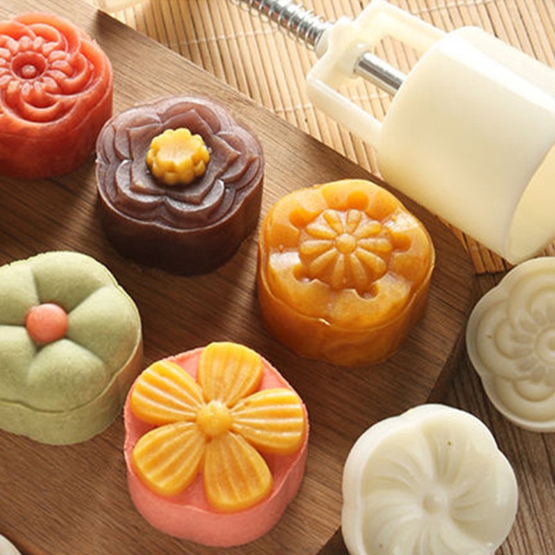 Khuôn Làm Bánh Trung Thu Dạng Nén DIY