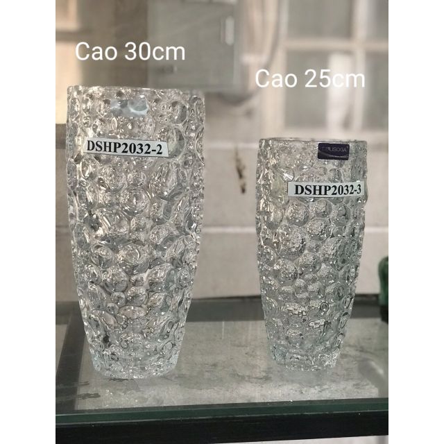 Lọ hoa pha lê cao cấp cao 25cm - 30cm