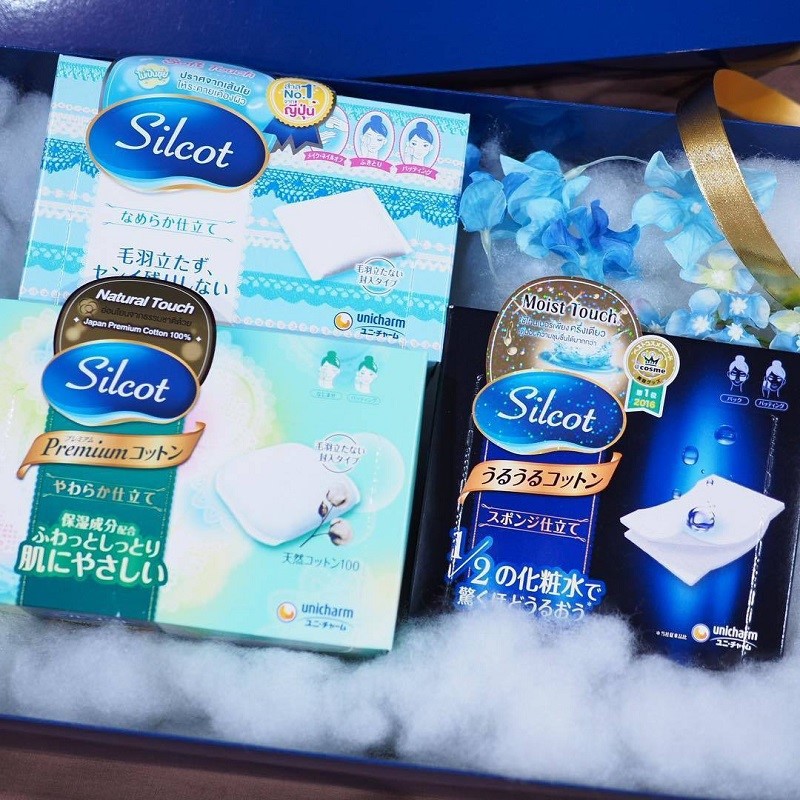 BÔNG TẨY TRANG SILCOT LOẠI THƯỜNG  - Nhật Bản chính hãng