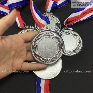 Phôi huy chương lá lúa - màu bạc