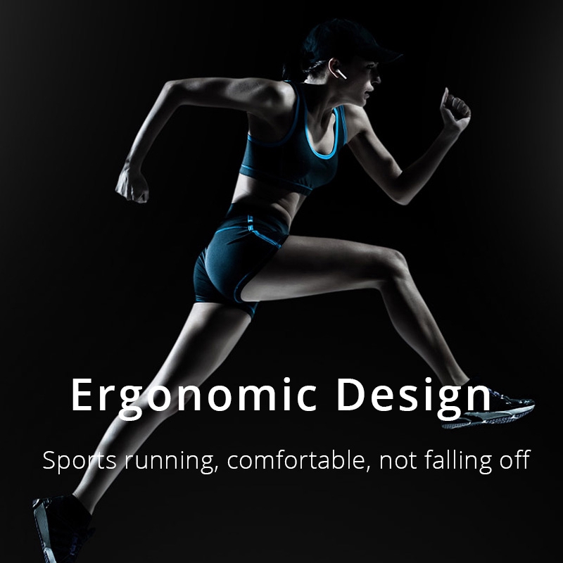 Tai nghe không dây bluetooth 5.0 chống trượt tiện dụng cho i10/i20/30/60/80 kèm phụ kiện