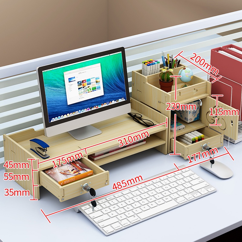 Kệ để màn hình máy tính kệ để dụng cụ bàn làm việc KMT10