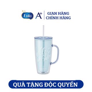 [Quà tặng Enfa] Ly nhựa 2 lớp Lock & Lock