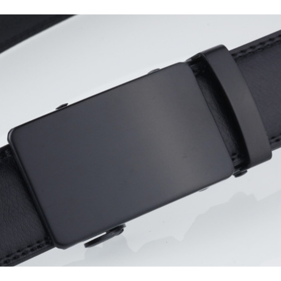 Thắt Lưng Màu Đen Trơn Thiết Kế Đơn Giản Cho Nam Và Nữ