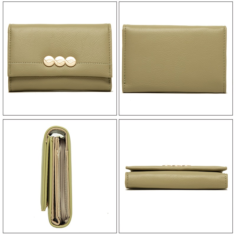 Ví đựng tiền xu thiết kế đơn giản xinh xắn dành cho nữ