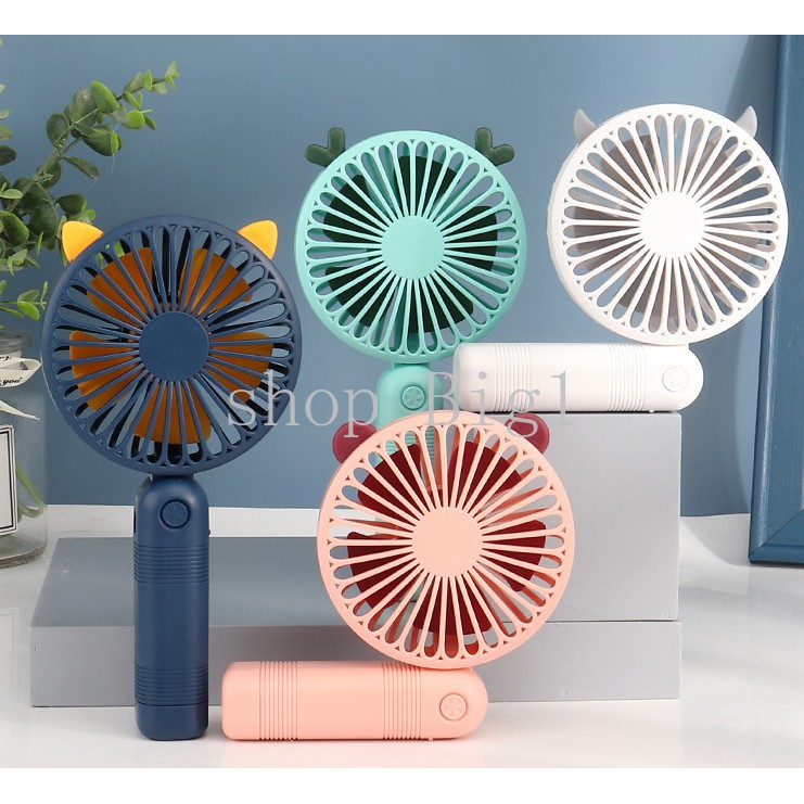 【Hàng Có Sẵn】Quạt Mini Quạt Cầm Tay Mini Fan Gấp Gọn Sạc Usb | BigBuy360 - bigbuy360.vn