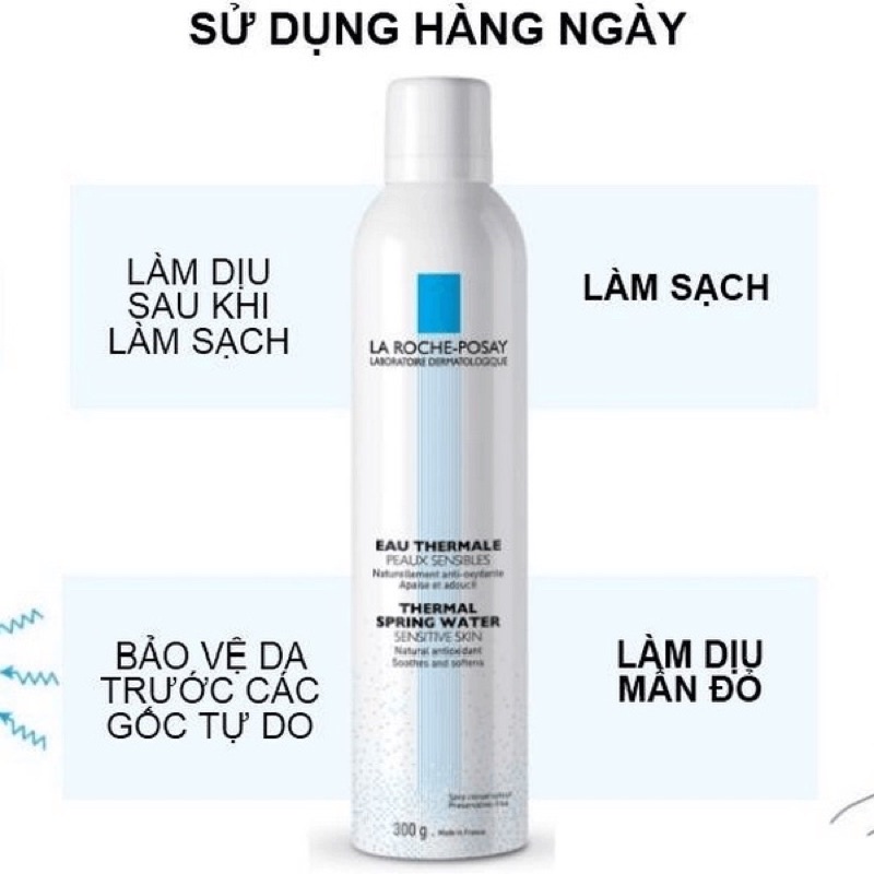 Xịt khoáng làm dịu và bảo vệ da La Roche-Posay Thermal Spring Water 300ml