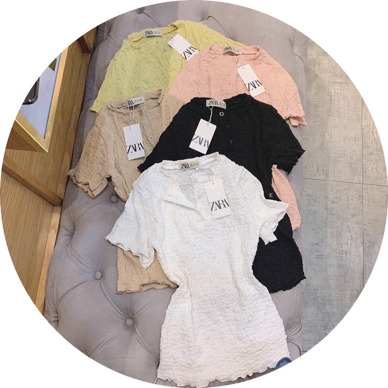 ( chuyên sỉ) Áo thun xốp khuy tay ngắn xinh chuẩn shop H.N.M STORE