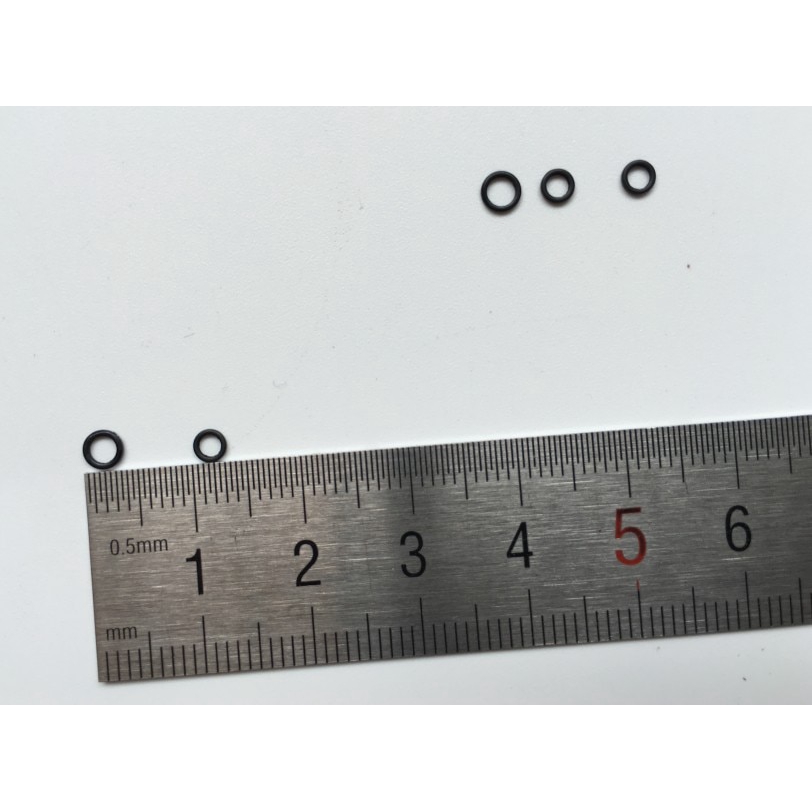 Set 100 Vòng Đệm Chữ O 3.1mm&amp;3.7mm Dùng Trong Câu Cá