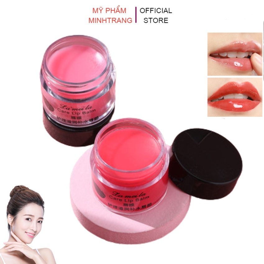 Mặt nạ ngủ môi Lameila Moisturizing Lip Mask 3044,son dưỡng môi tẩy tế bào chết giúp môi mềm mại,căng bóng và sáng mịn