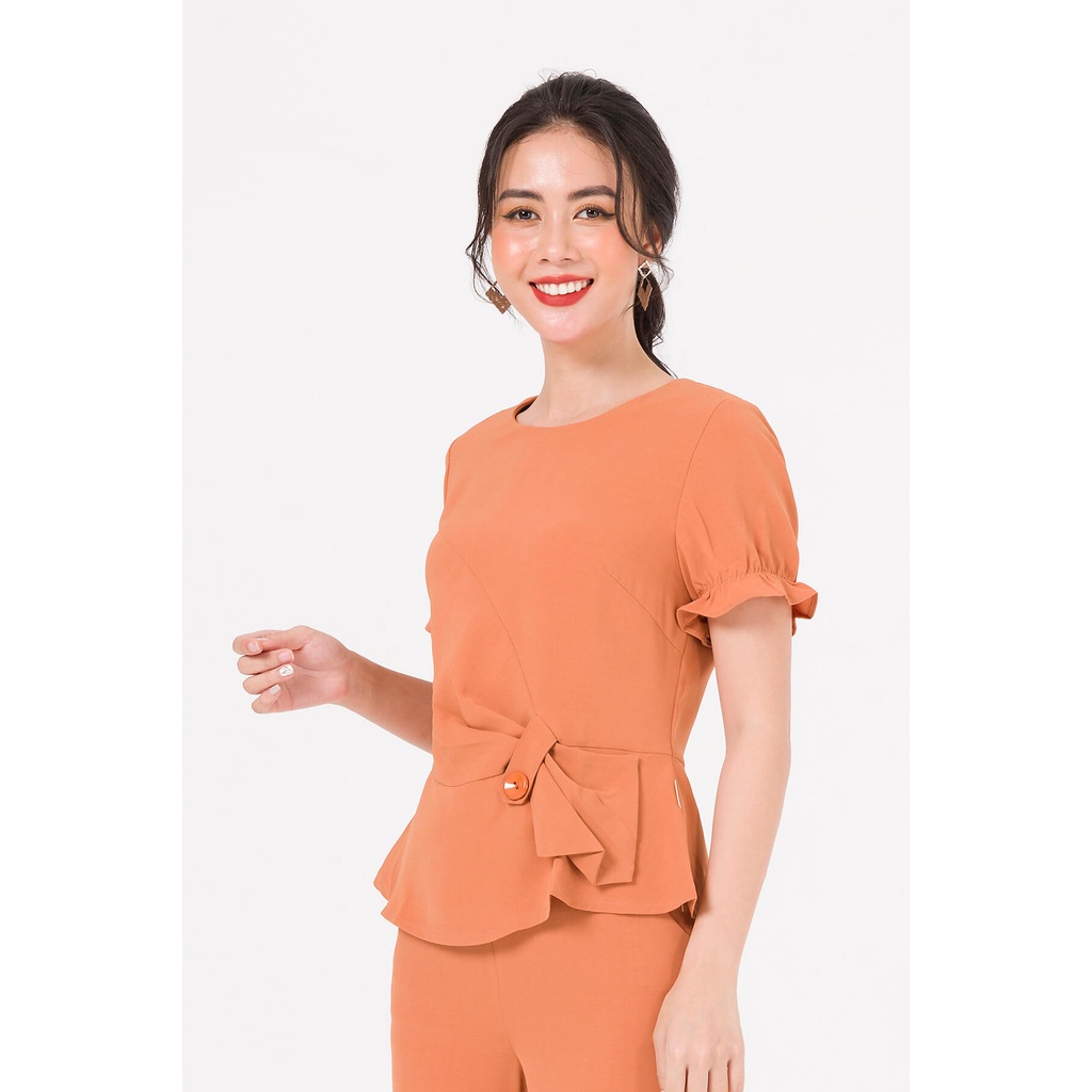 Áo kiểu nữ peplum LAMER L61B20Q019