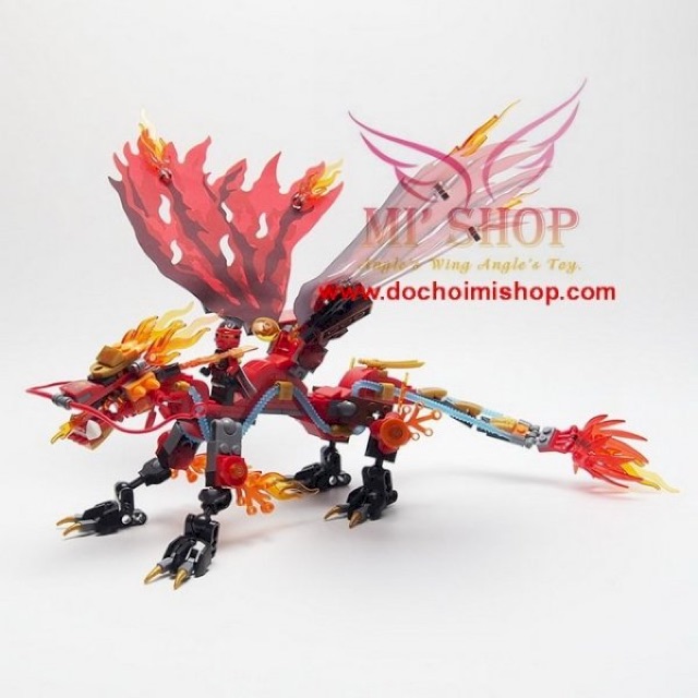 🔥🔥 Lắp Ráp SY549 / SY550 Rồng Đỏ vs Rồng Xanh Lá Ninjago 🔥🔥 Sale box xấu