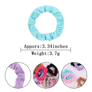 Set 5 dây cột tóc KIDSBOWS màu trơn cho nữ