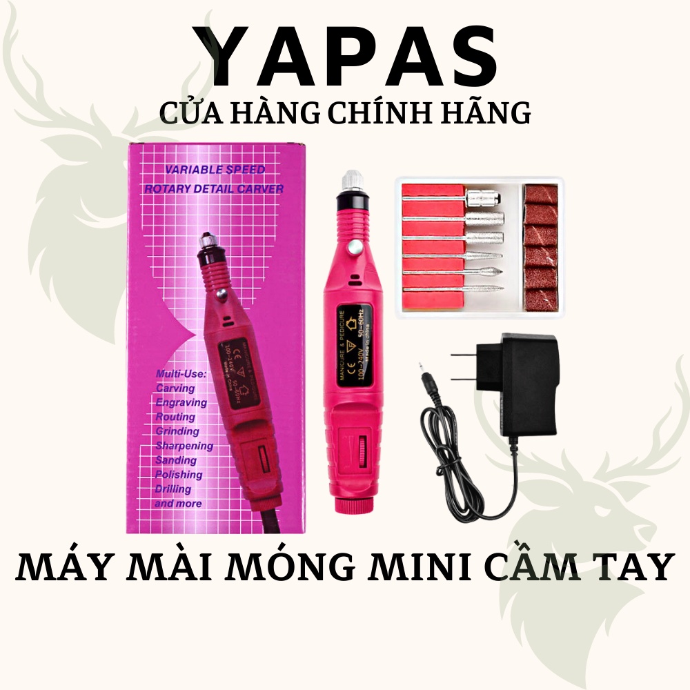 Máy Mài Mini , Máy Mài Móng Cầm Tay Nail có điều chỉnh tốc độ mài chuyên dụng cho dân làm nail