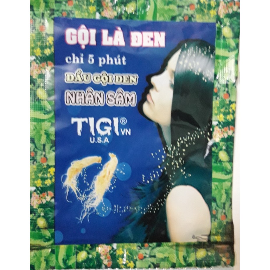 GIÁ SỈ- Gói Dầu Gội Đen Tóc Nhân Sâm TIGI (Gội Là Đen)