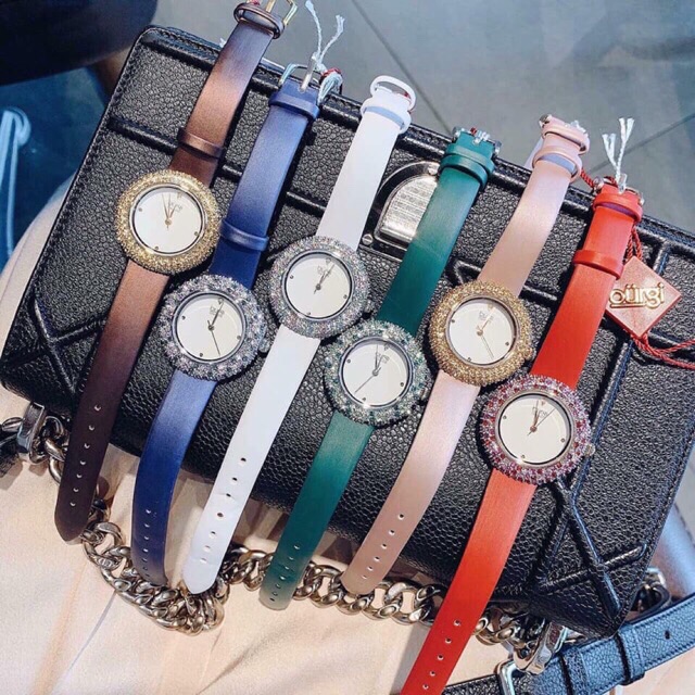 Đồng hồ Nữ Burgi mâm xôi HOT HIT - Hàng chính hãng bao check Toàn cầu