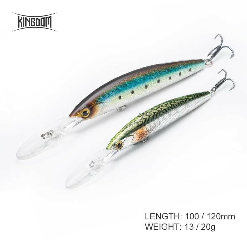 Mồi giả câu chẽm Kingdom Minnow 9505 13gr