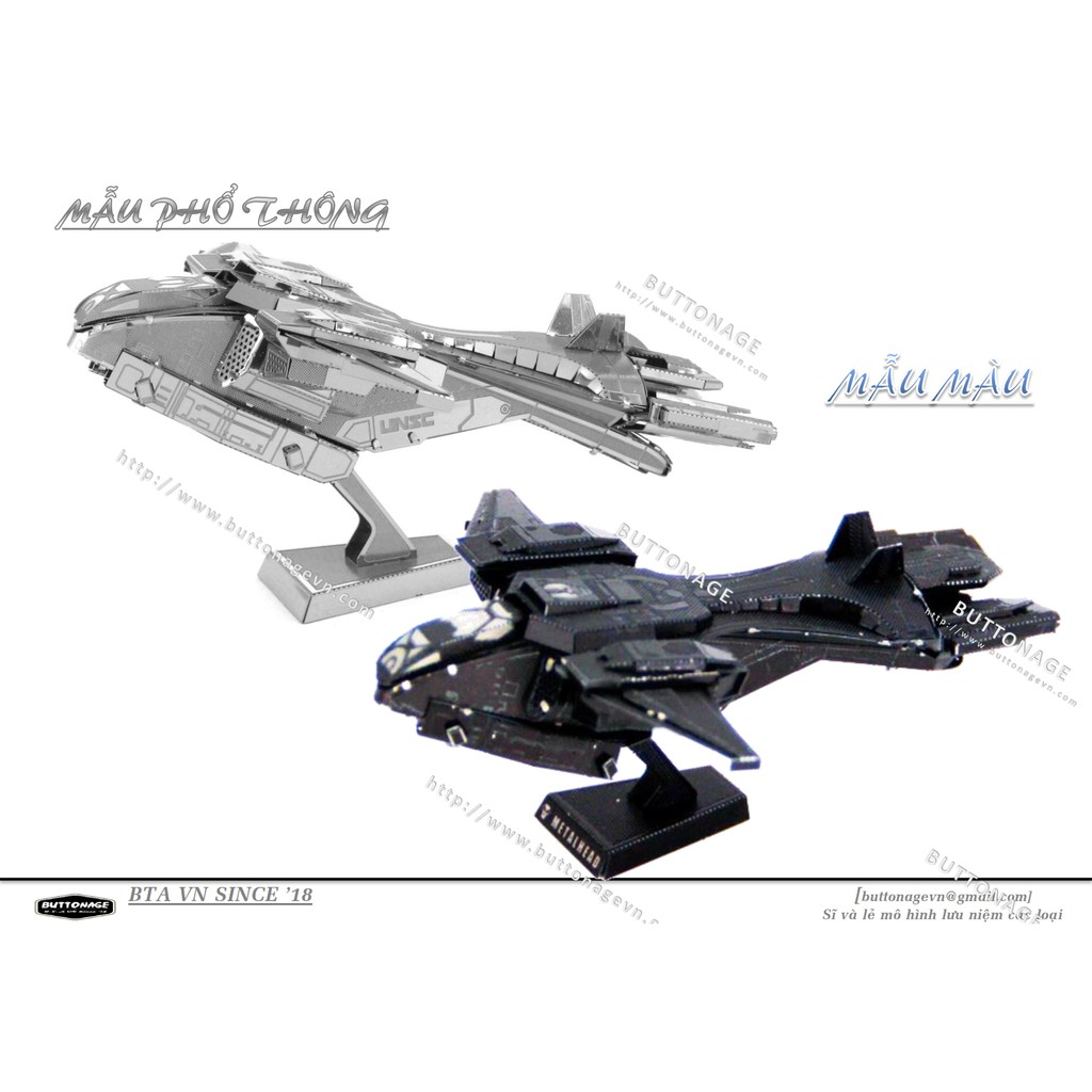 Mô Hình Lắp Ráp 3d Phi Thuyền Vận Tải D-79 Pelican