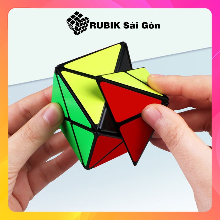 Rubik Biến Thể QiYi Dino X Cube Rubic Sáng Tạo Dễ Chơi Đẹp Mắt Xoay Trơn Tốc Độ Mượt Mà