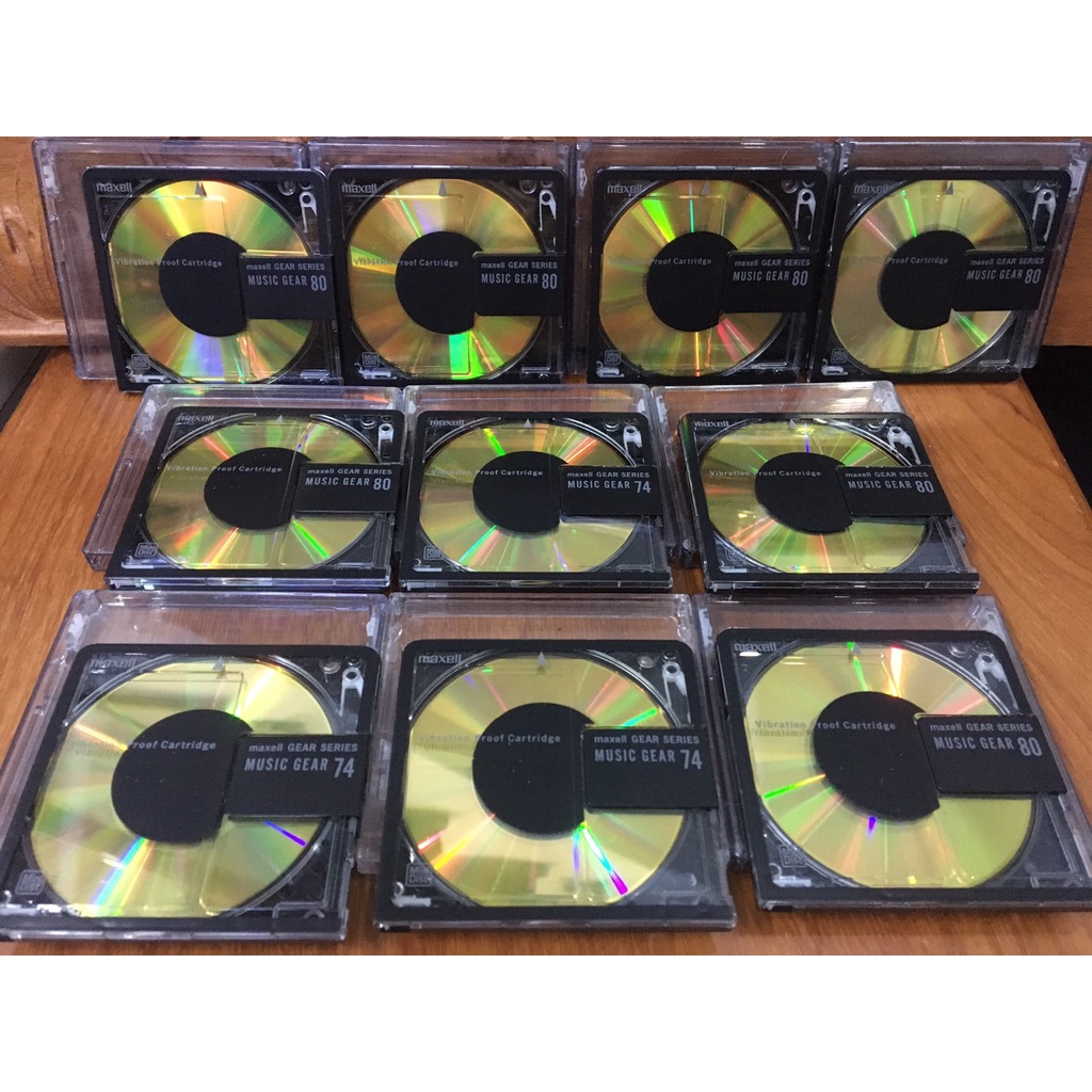 Đĩa Trắng MD Maxell Gold 1 cái có hộp