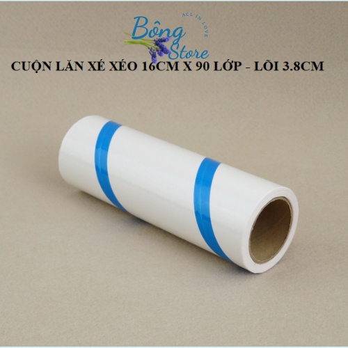 COMBO 3 lõi thay thế cây lăn bụi BONGSTORE, con lăn tóc rụng, lăn ga giường, lông chó mèo với băng dính 16cm