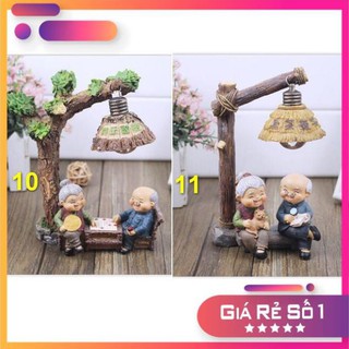 [GIÁ SẬP SÀN] Tượng ông bà - dắt cún đi dạo