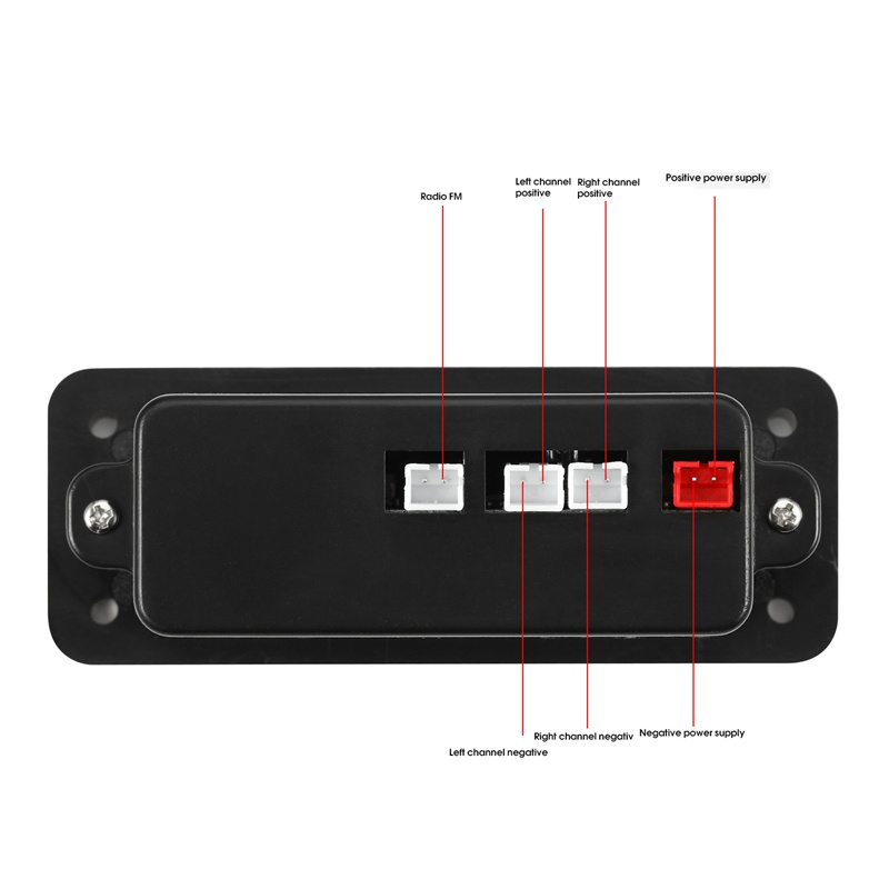 Bluetooth 5.0 MP3 Decoder Board ule 2 x 3W Speaker Car FM Radio