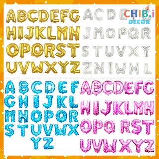 Bong bóng chữ cái ghép tên trang trí sinh nhật, happy birthday, thôi nôi, cho bé trai, bé gái - CHIBI DECOR