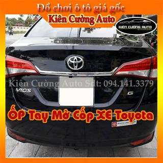 Ốp tay mở cốp xe vios 2019 2020 2021 mẫu mạ crom
