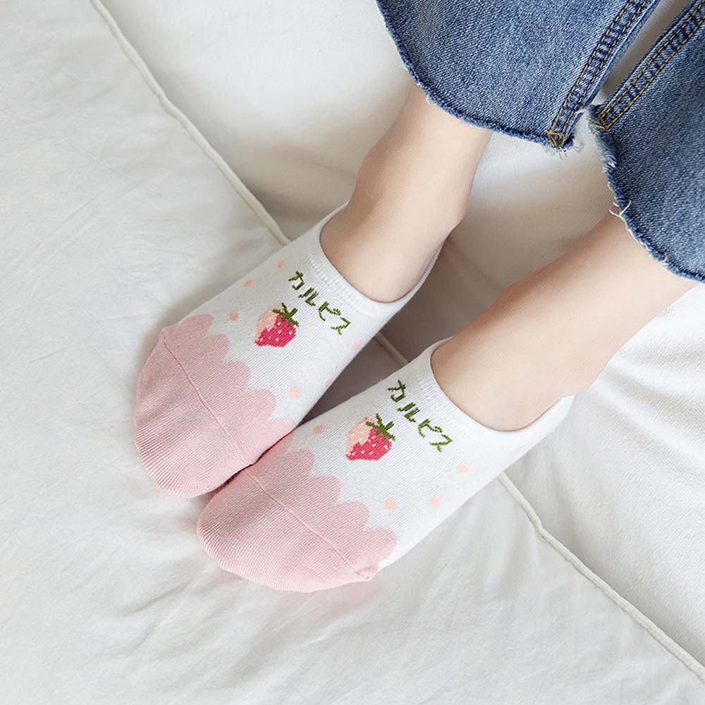 MOCHO Girls Women Fashion Fruit Cartoon Boat Socks | BigBuy360 - bigbuy360.vn